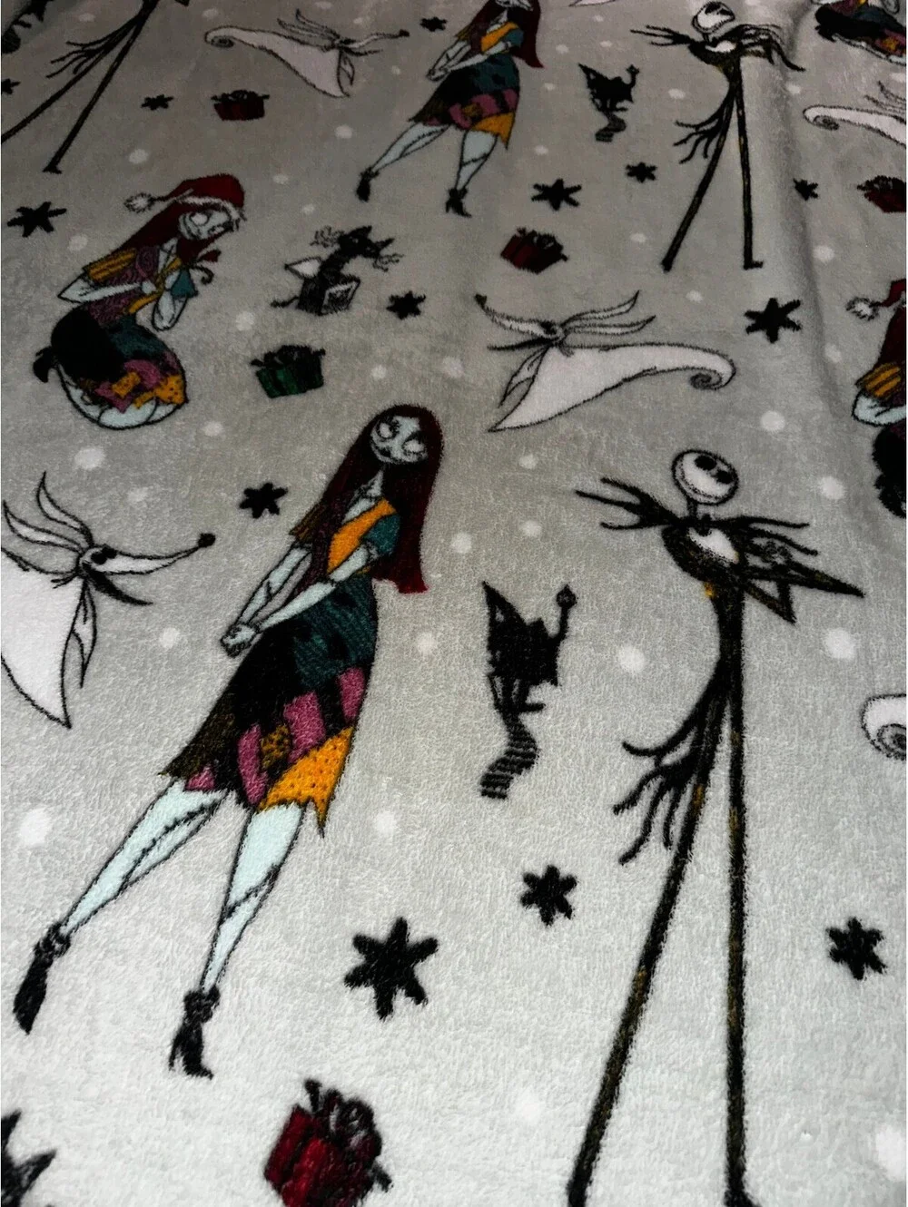 Nightmare Before Christmas Fleece Throw Blanket